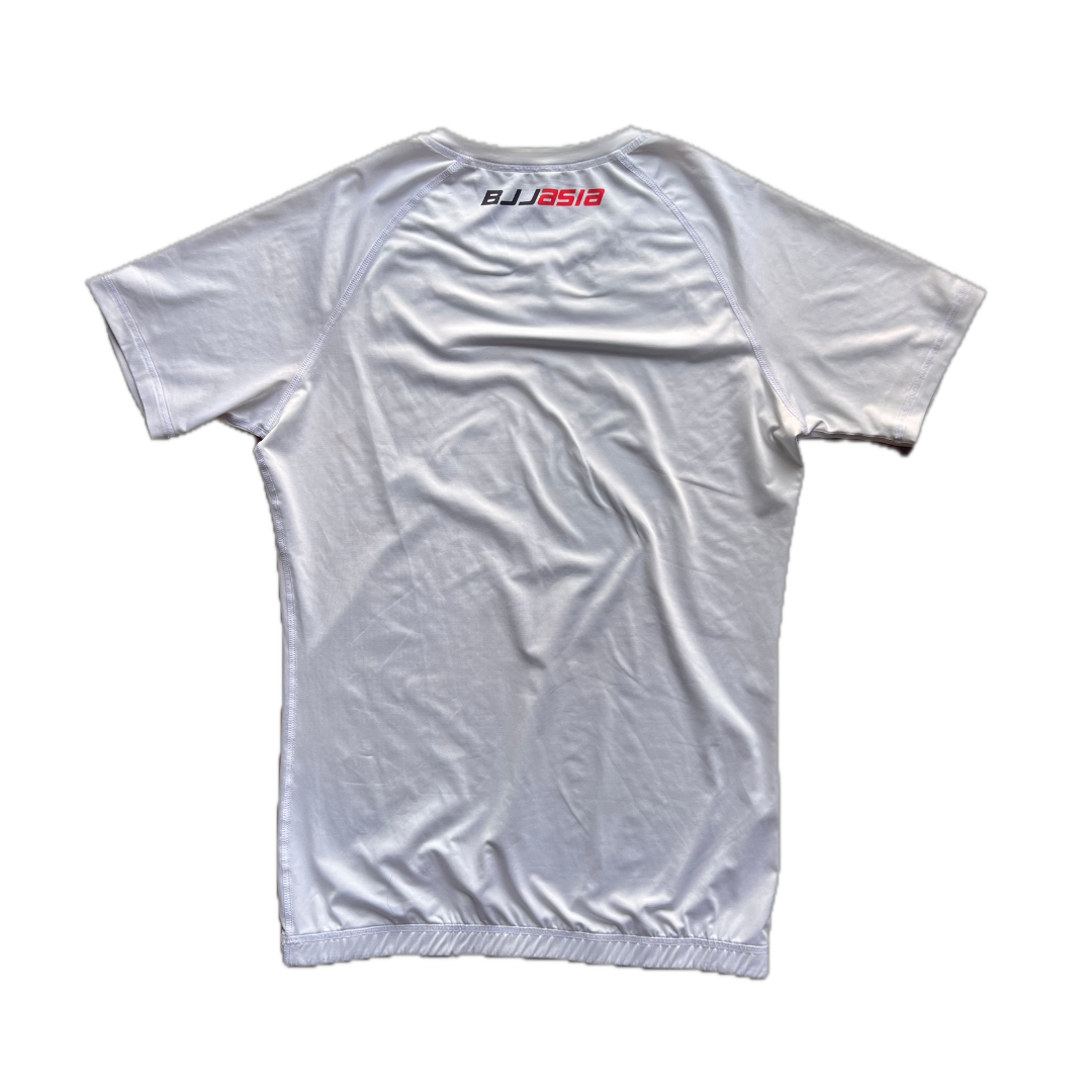 Creonte Box Logo White Short Sleeve Rashguard