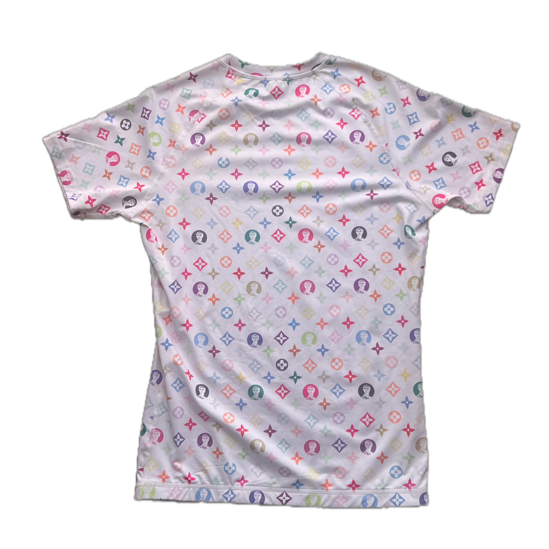 Creonte Monogram Multi-Color Rashguard Short Sleeve