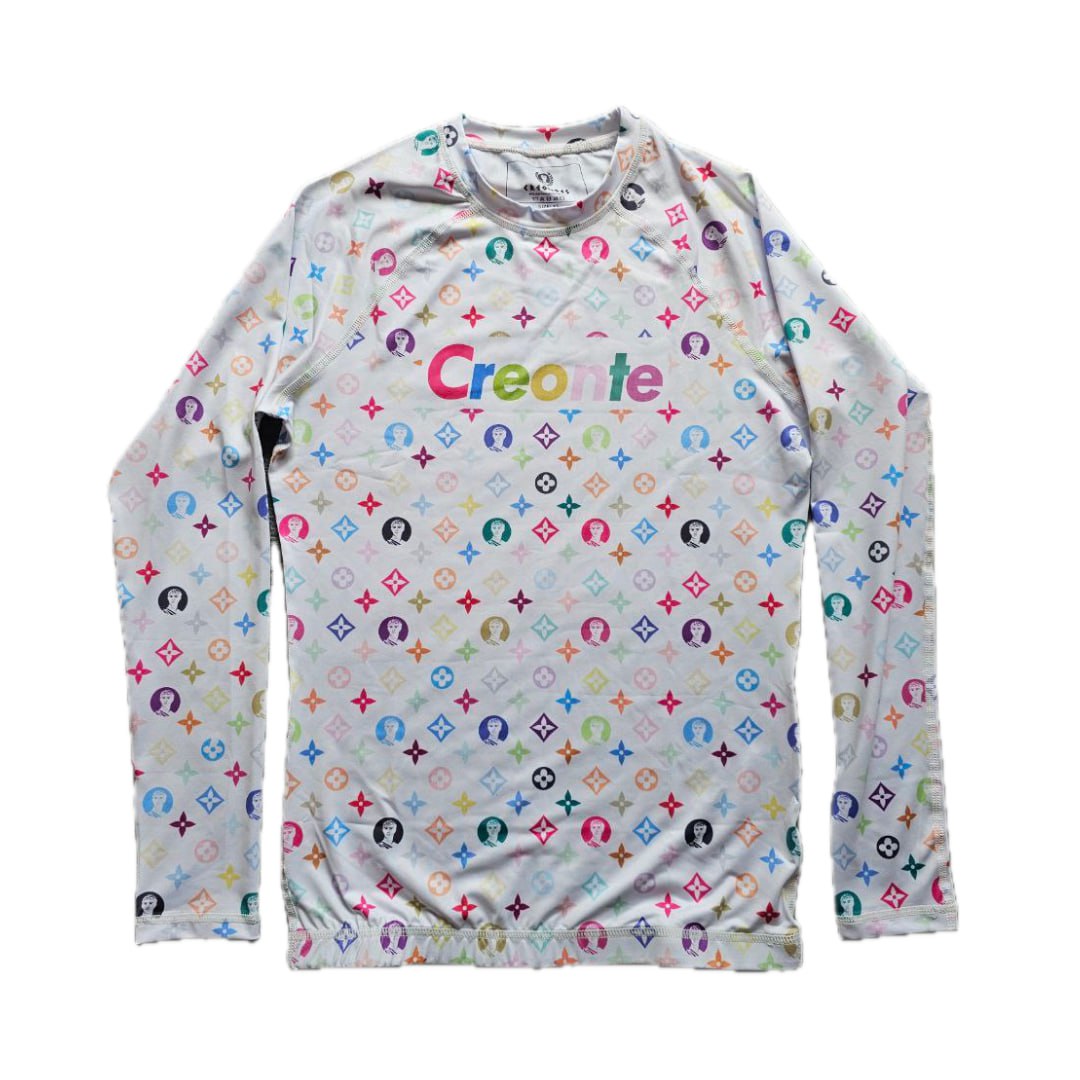 Creonte Monogram Multi-Color Rashguard Long Sleeve