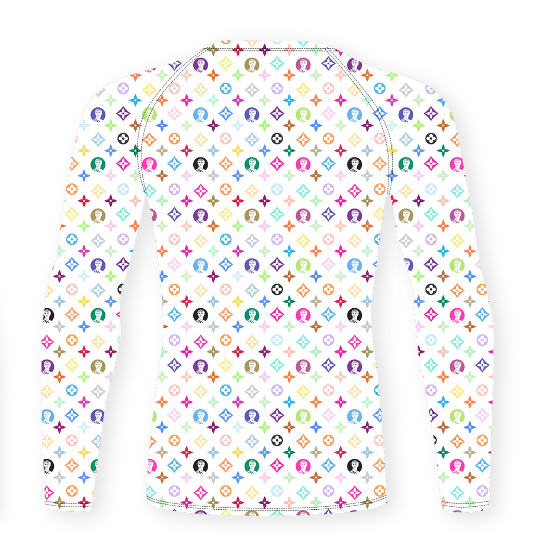 Creonte Monogram Multi-Color Rashguard Long Sleeve