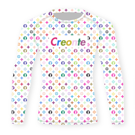 Creonte Monogram Multi-Color Rashguard Long Sleeve