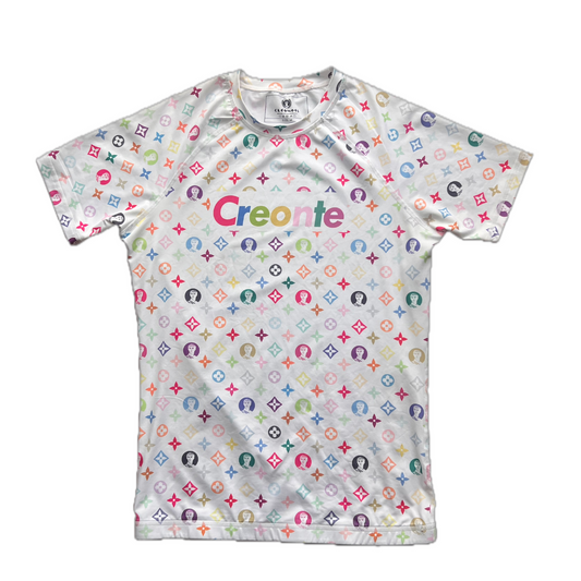 Creonte Monogram Multi-Color Rashguard Short Sleeve